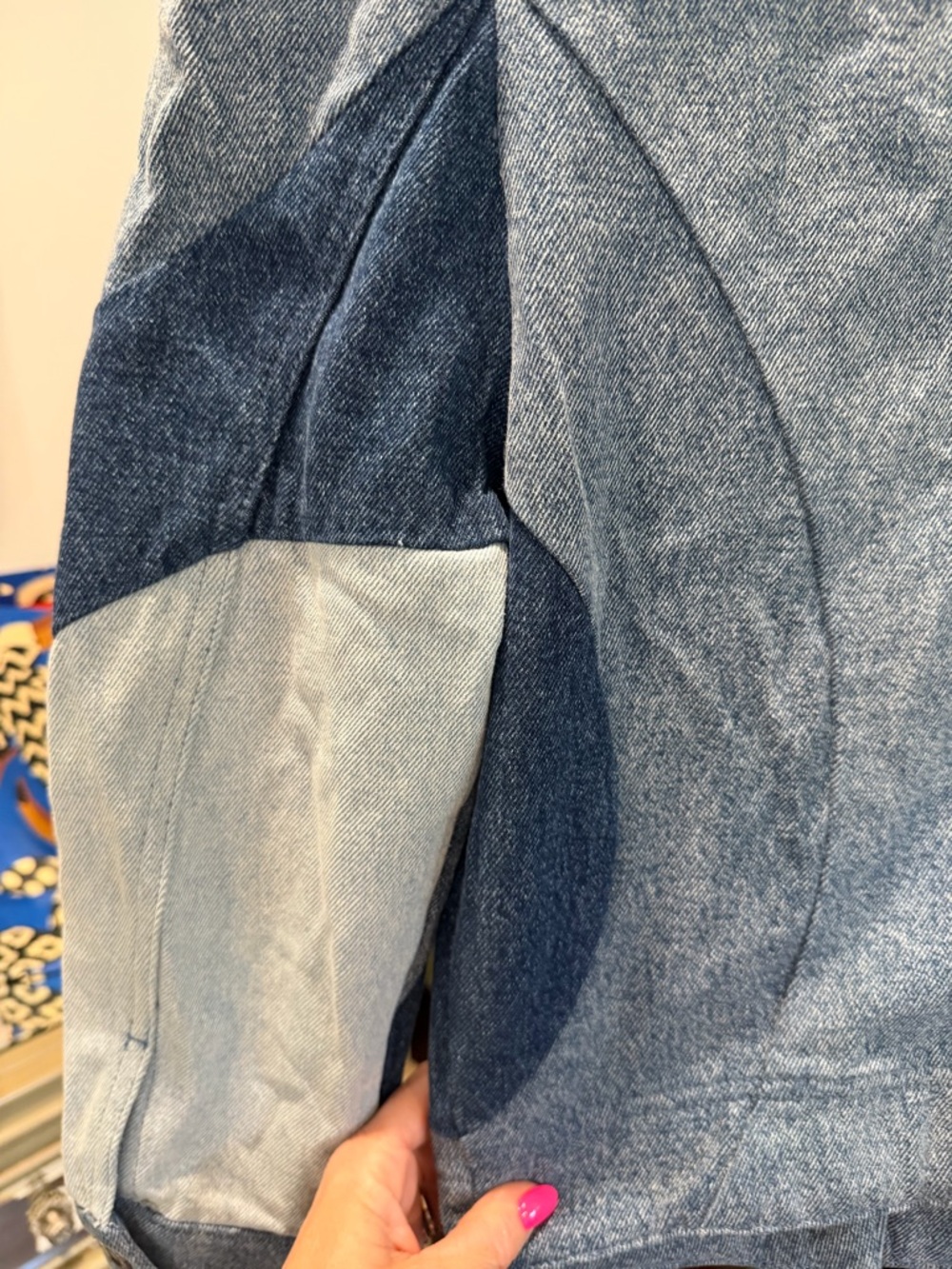 Retrofete Patchwork Denim Jacket - Picture 6 of 6